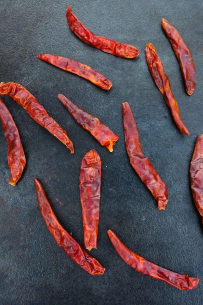 Roasted Tomatillo Salsa with Chile de Arbol