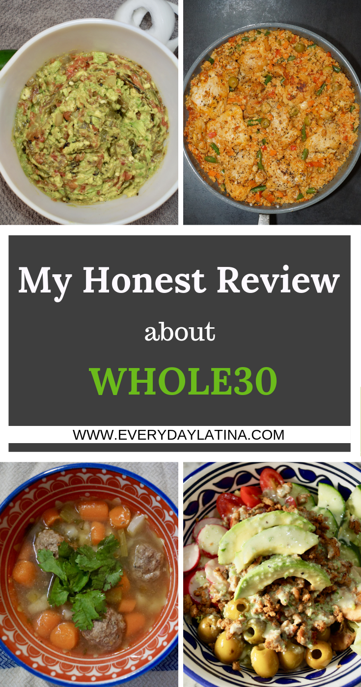 My Honest Review About Whole30 Everyday Latina