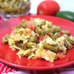 Huevos con ejotes (green bean scramble) #mexicanscramble #eggscramble #huevosconejotes