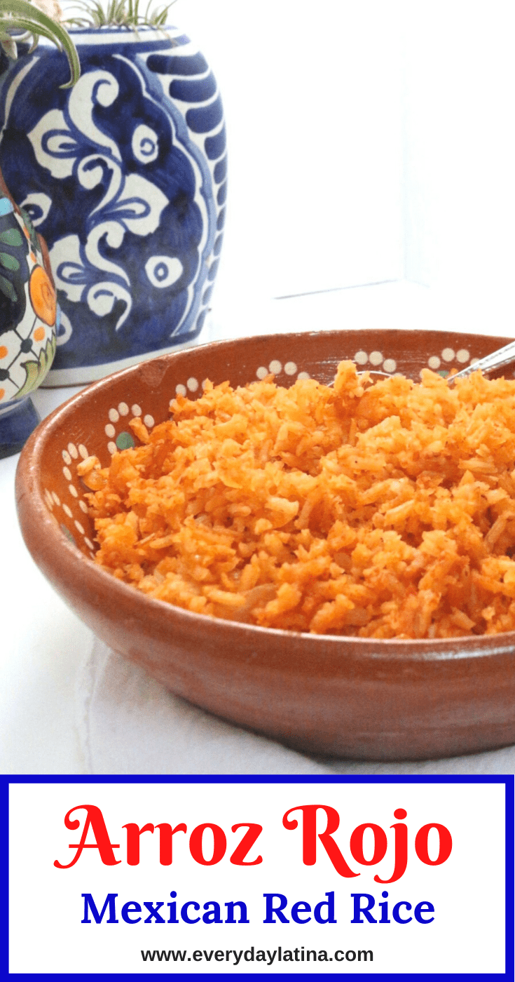 Latin Red Rice Arroz Rojo (Mexican Red Rice) - Everyday Latina