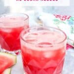 Agua de Sandia (No Sugar Needed)