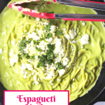 Skillet with Espagueti Verde