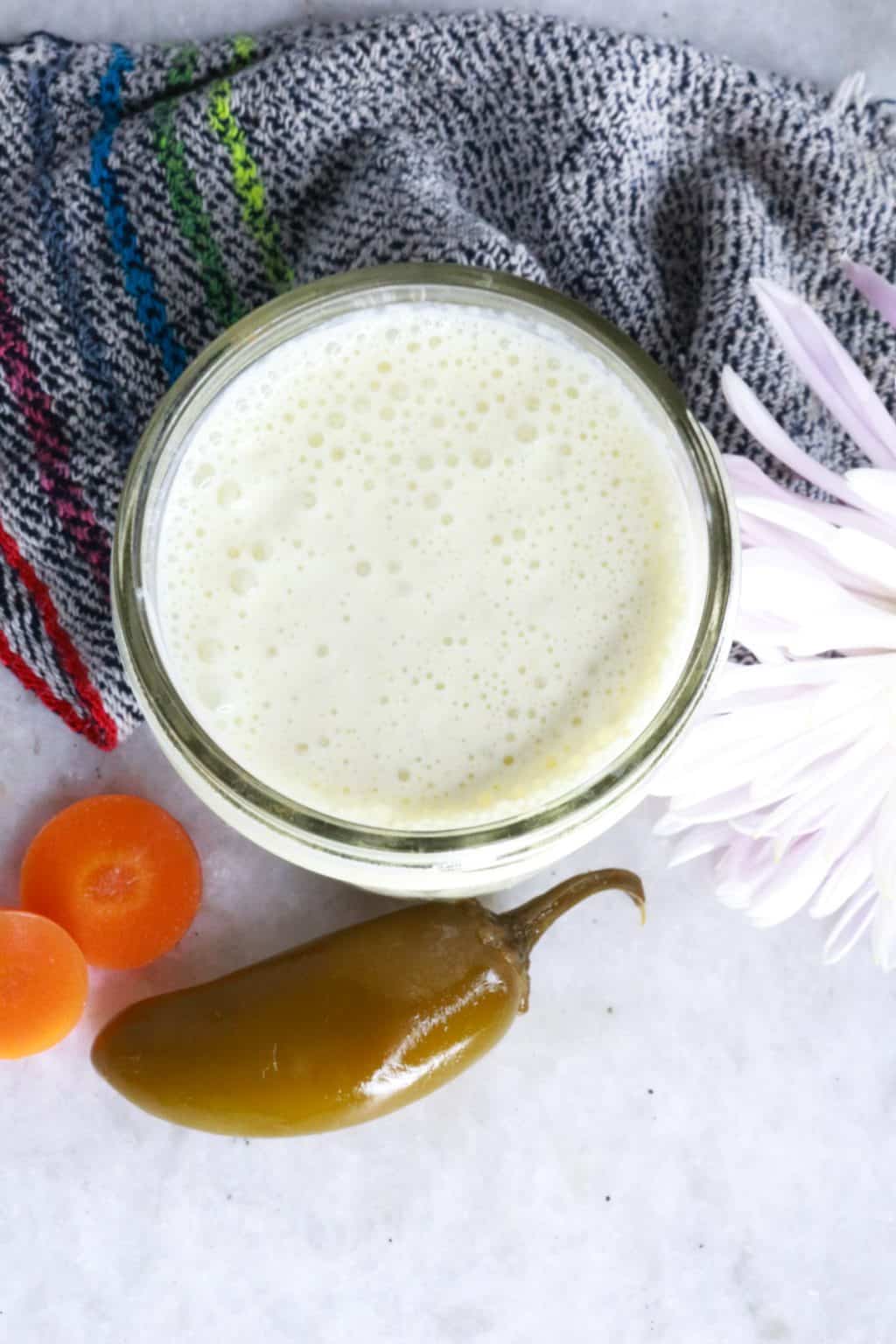 Tangy Pickled Jalapeño Sour Cream