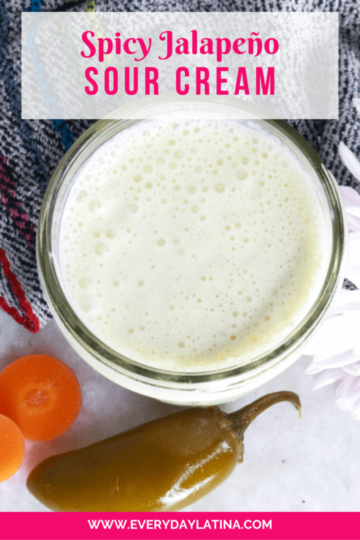 Tangy Pickled Jalapeño Sour Cream