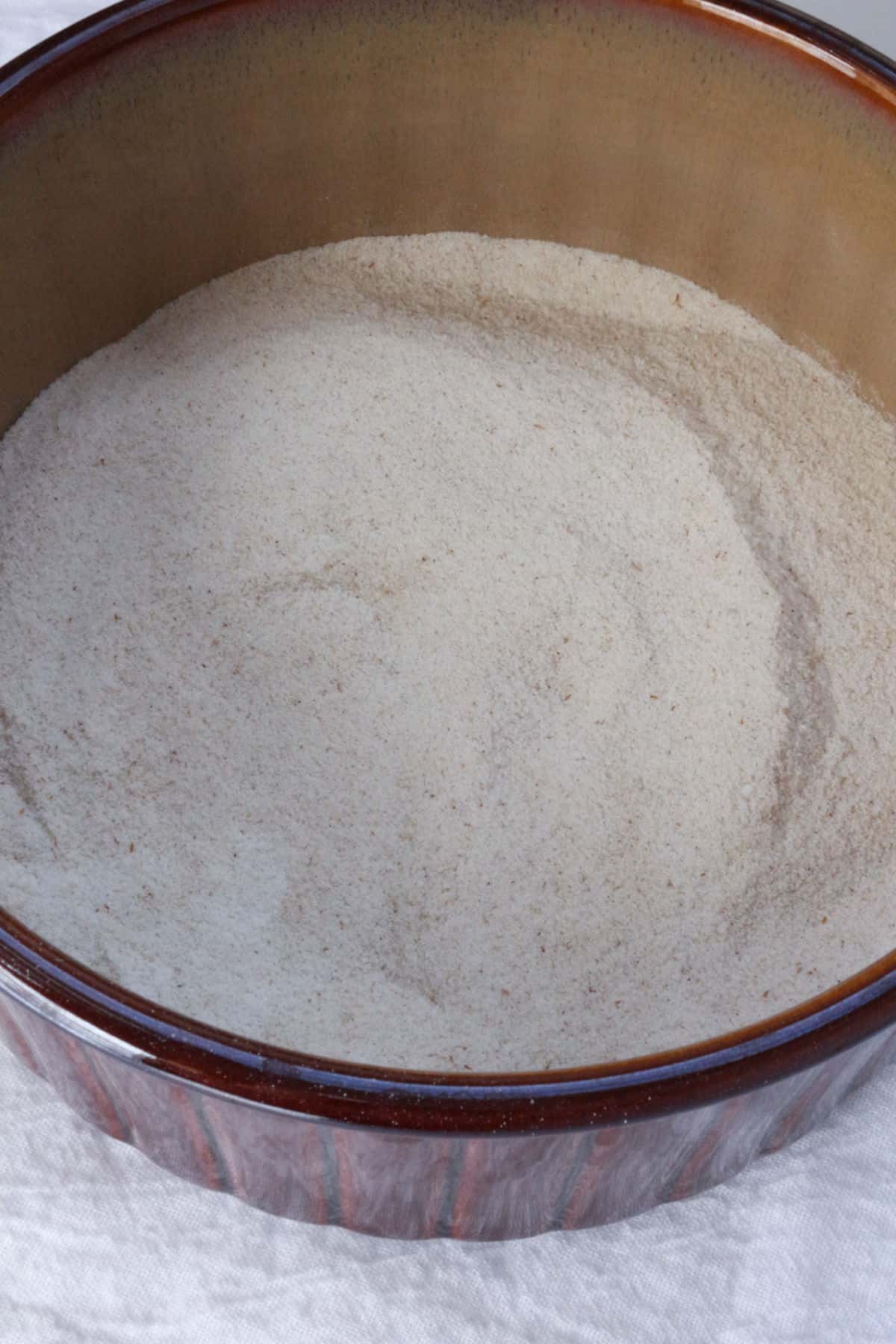 A bowl of rice flour