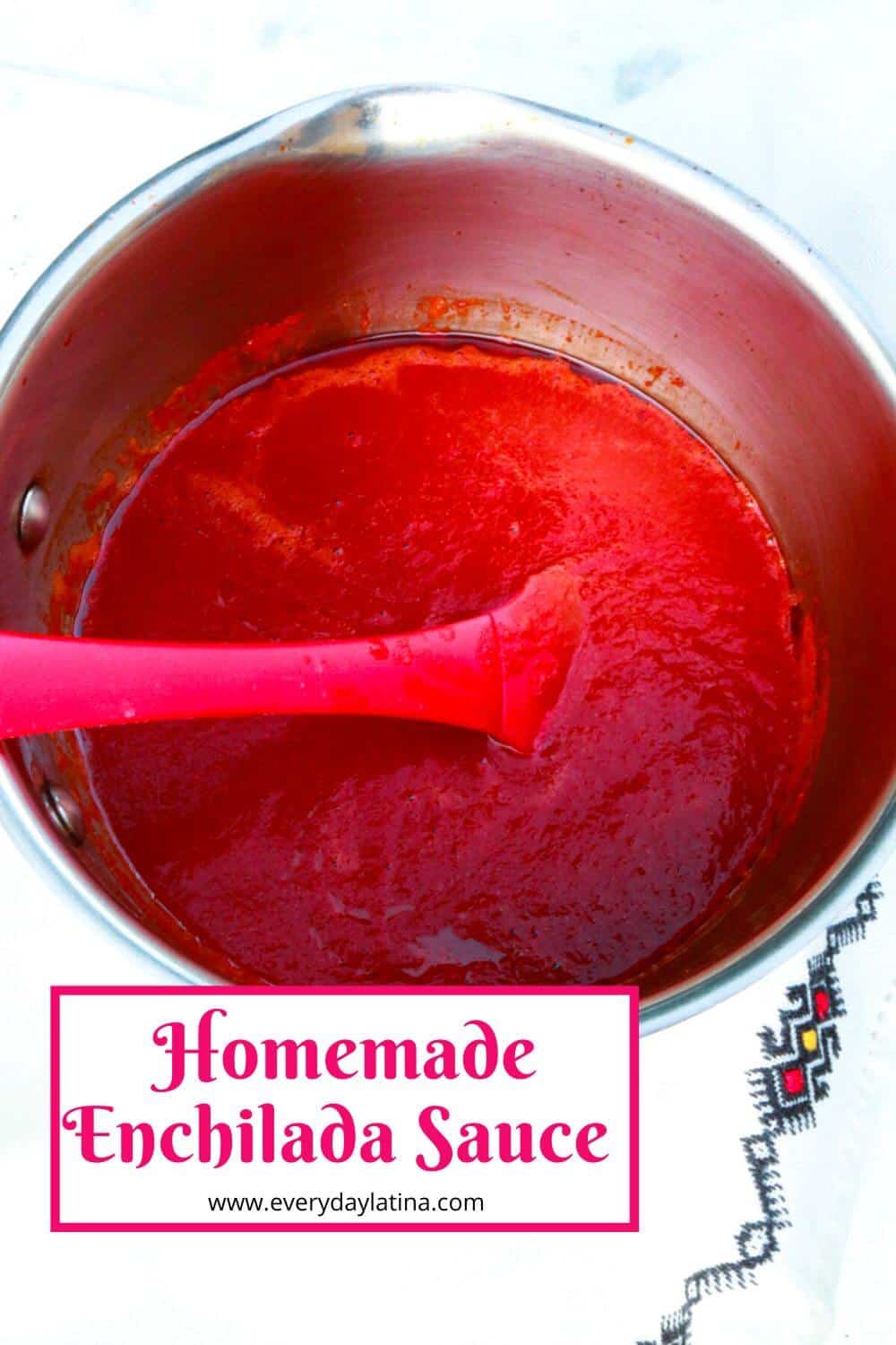 Authentic Guajillo Enchilada Sauce