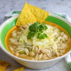 White Chicken Chili with Hominy
