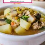 Green Chile Turkey Soup
