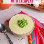 Mexican-Inspired Cream of Onion Soup with Jalapeño