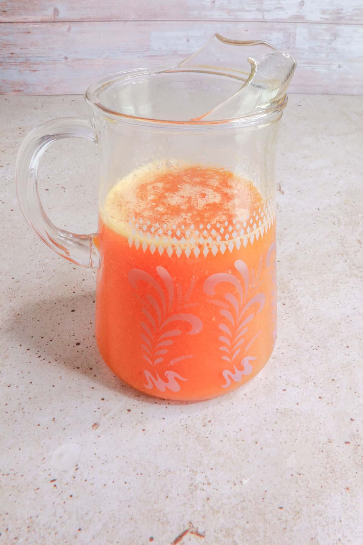 Pitcher of agua de papaya