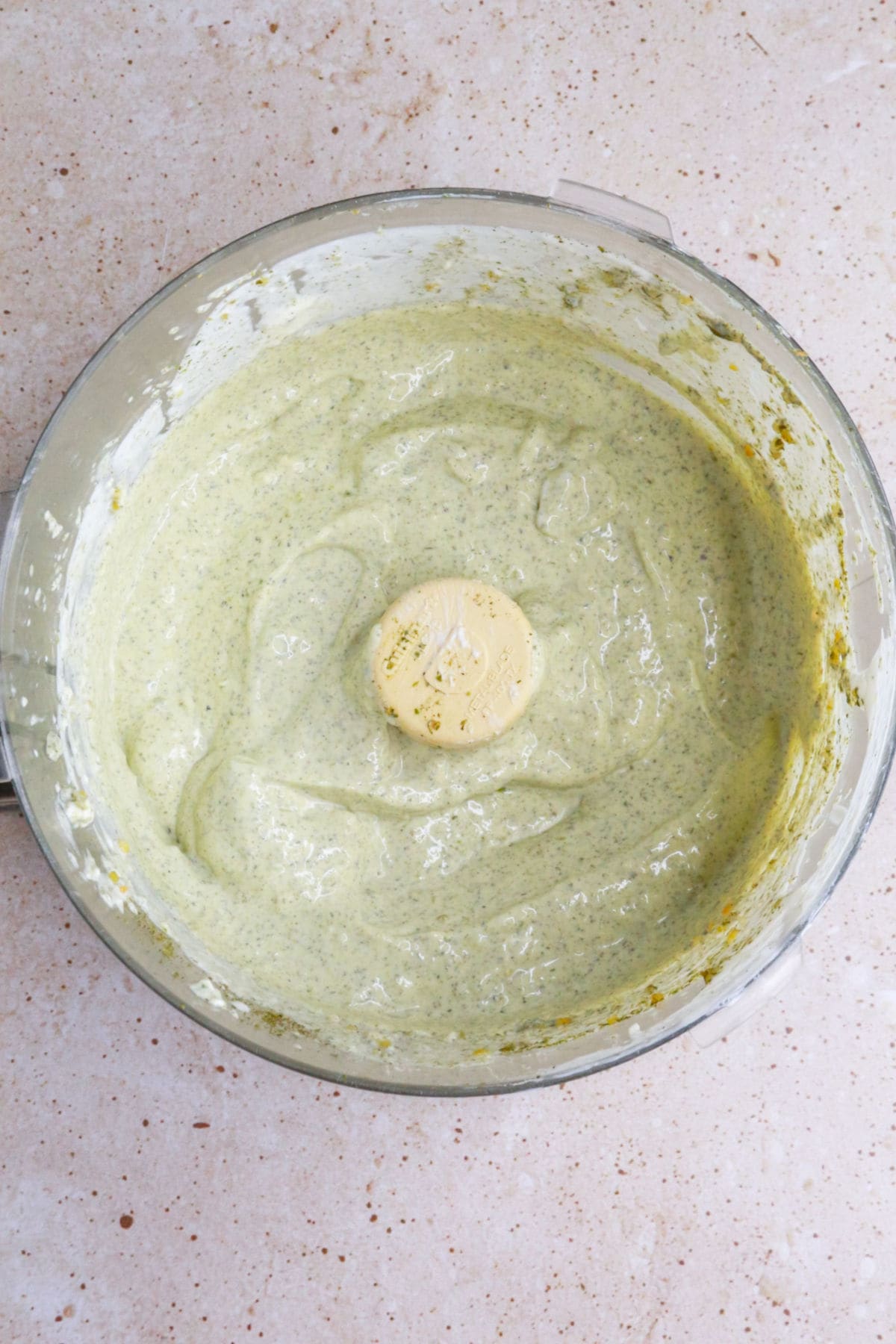 Blended roasted jalapeño ranch dip