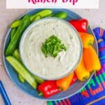 Roasted Jalapeño Ranch Dip