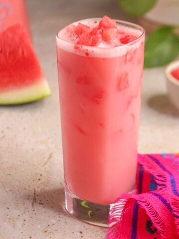 Creamy Watermelon Agua Fresca